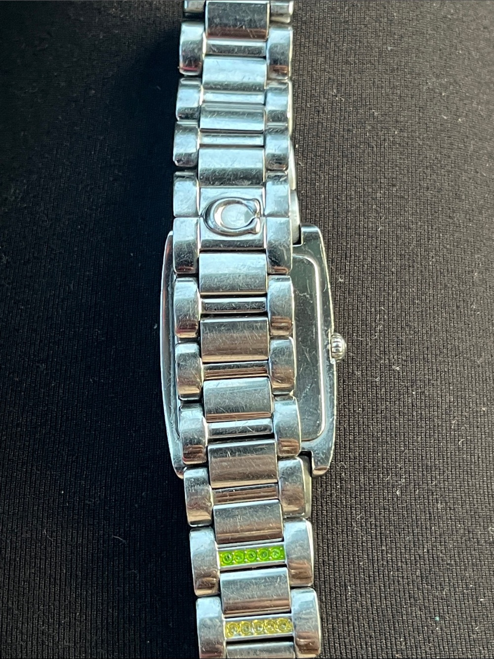 Women's Reese Silver-Tone Stainless Steel and Rainbow Crystal Watch 24mm - Picture 3 of 8